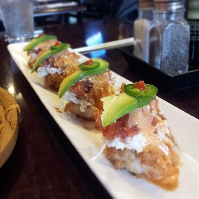 J Sushi or Haru? As far as 2nd tier (you know, after Keiichi) sushi goes, we're not sure who takes the cake . Photo by @DentonKate . 