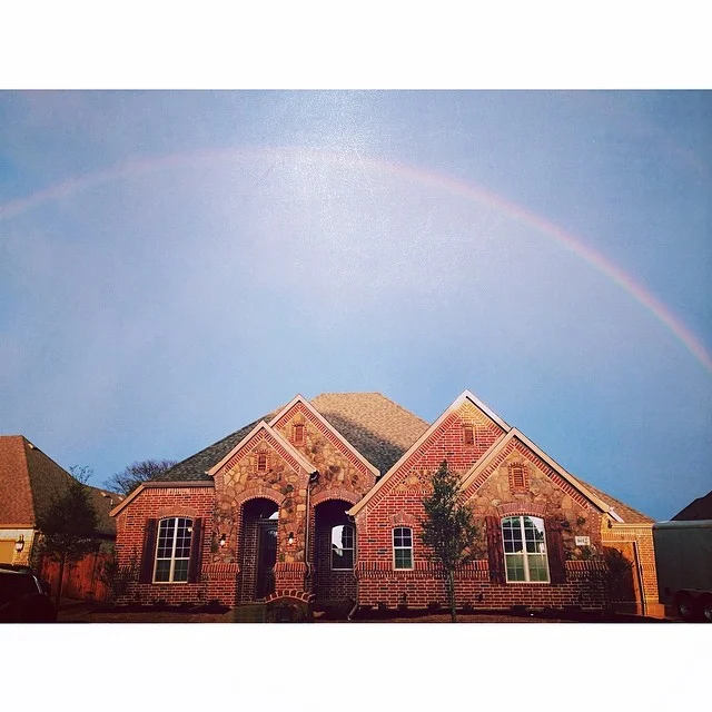 Oh yeah, did we mention there were rainbows aplenty in Denton on Saturday? Double rainbows in some areas, even. Nobody seemed to know what it meant on Instagram. Too bad it didn't turn into a quadruple rainbow, though. Photo by @zach_ashcraft. 