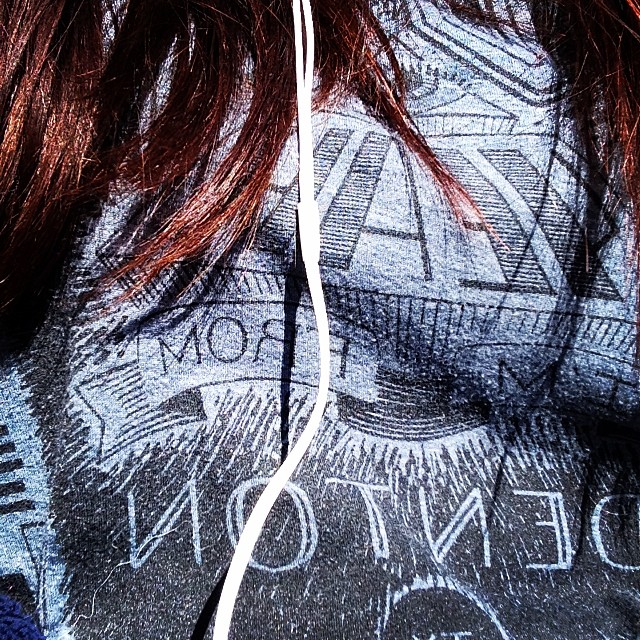 @shainasheaffphoto was rockin' one of Pan Ector's Denton centric tees - like the great Dentonite she is. 