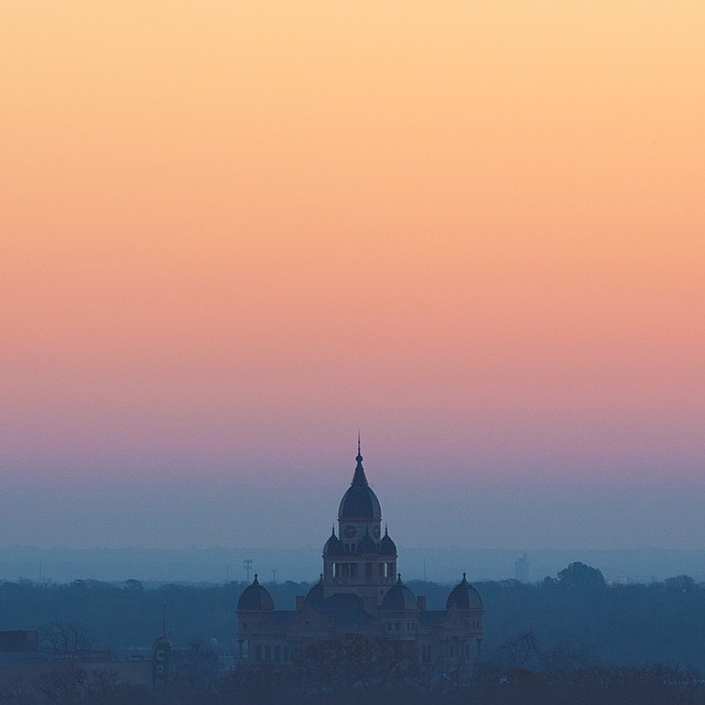 @maskerphoto caught our fair courthouse looking as dang stately as ever during an early sunrise. We love this little jewel in the center of our city. 