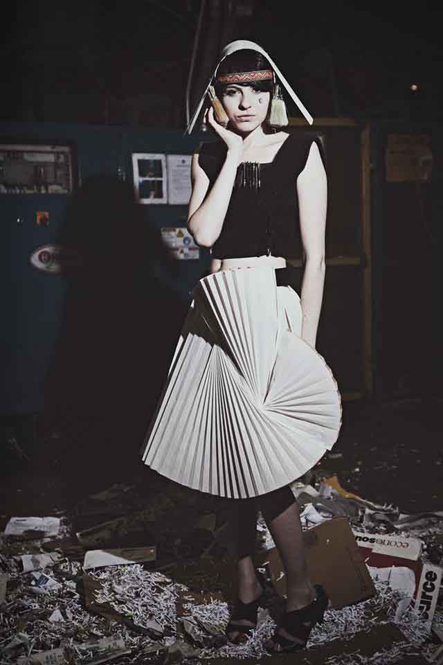 Model/Designer: Sam Cogley Photographyed by Cynthia Pantaleon