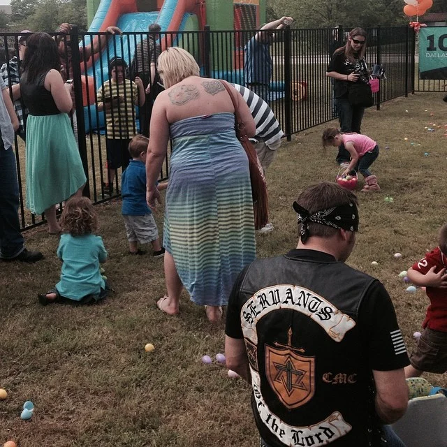 Easter Egg Hunt at Cross Timbers. Photo by Bryce Olcon. 