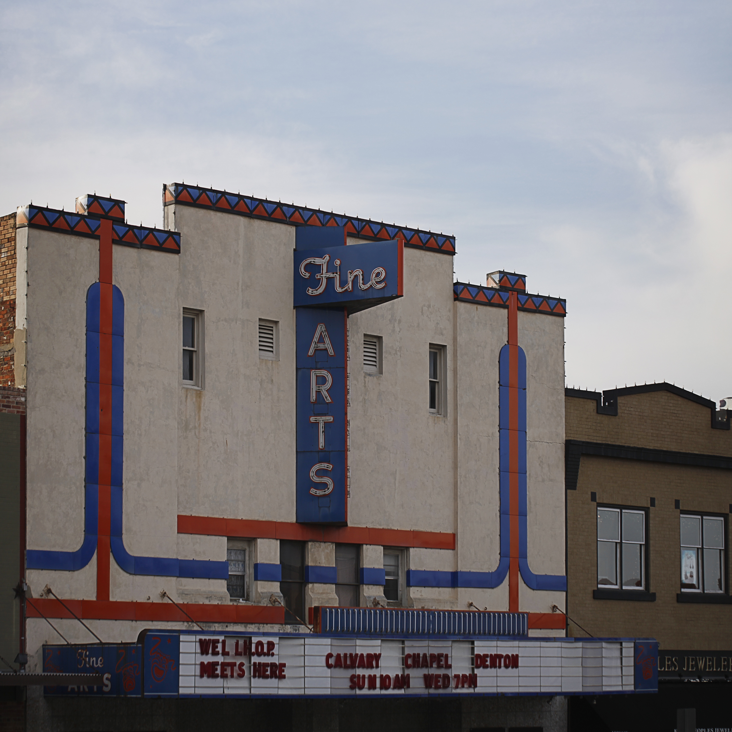 The Fine Arts Theatre will soon be showing movies. 