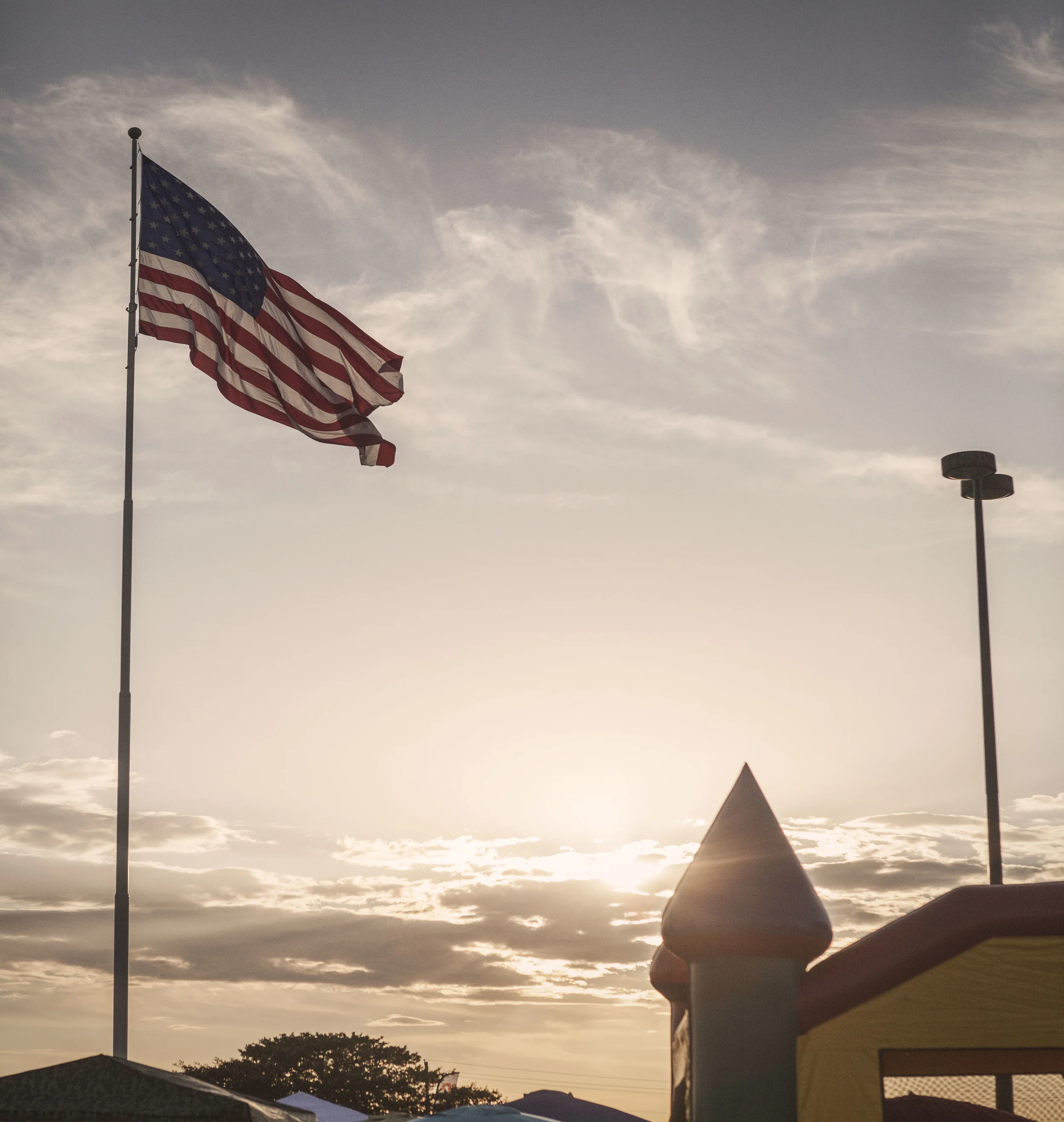 Friday Stonehill Center (the old antique mall area at the "other" side of Loop 288) had a little celebration with free margaritas and free bounce houses. 