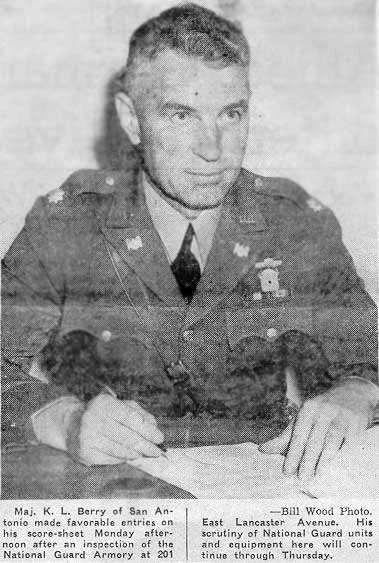 General K.L. Berry, born and raised in Denton TX, was a UT athlete and survived the infamous Bataan Death March, spending the remainder of the war (forty months) as a prisoner of war to then become a highly decorated veteran and honoree of the Texas…