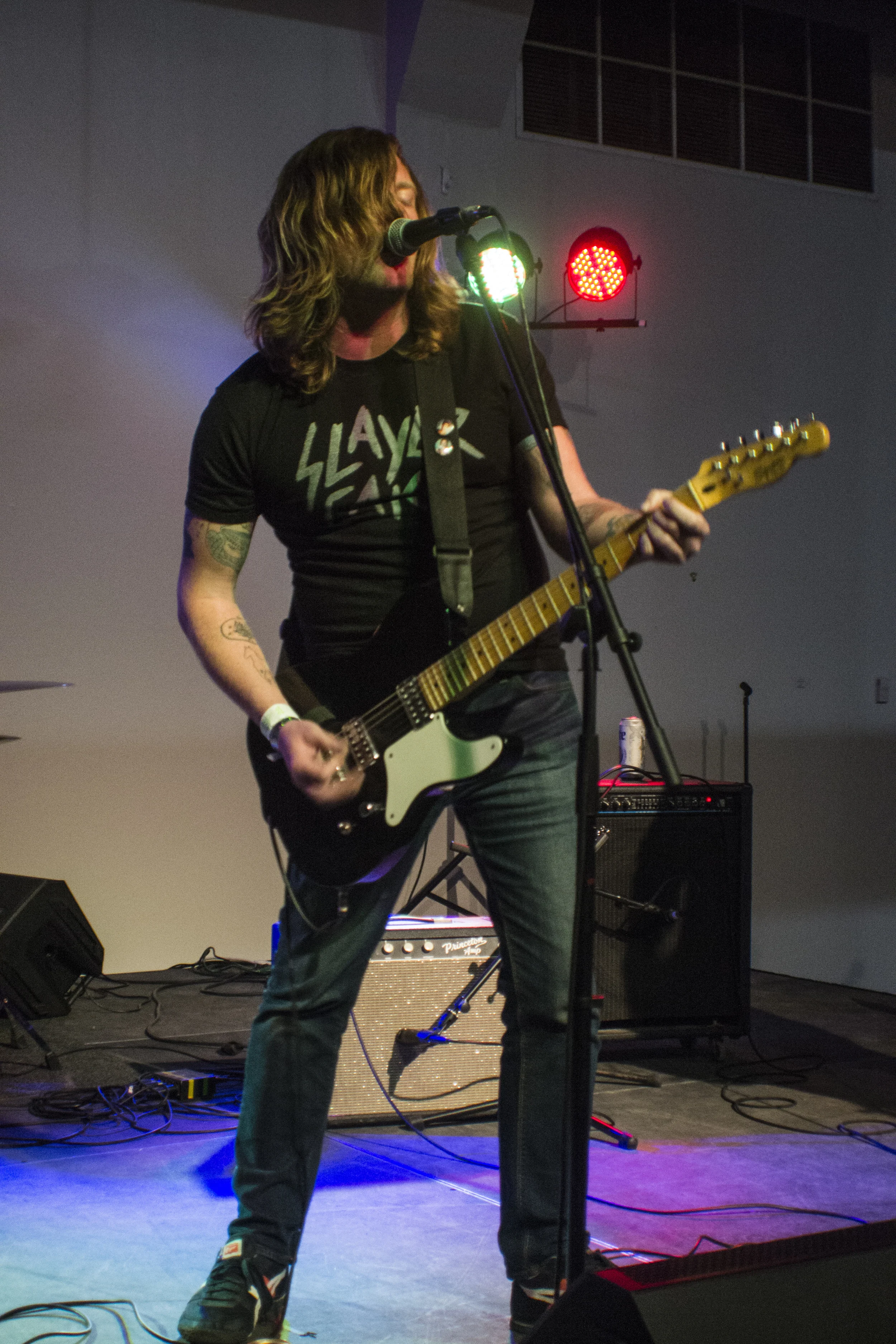 Daniel Markham at Greater Denton Arts Council. Photo by Cynthia Pantaleon. 