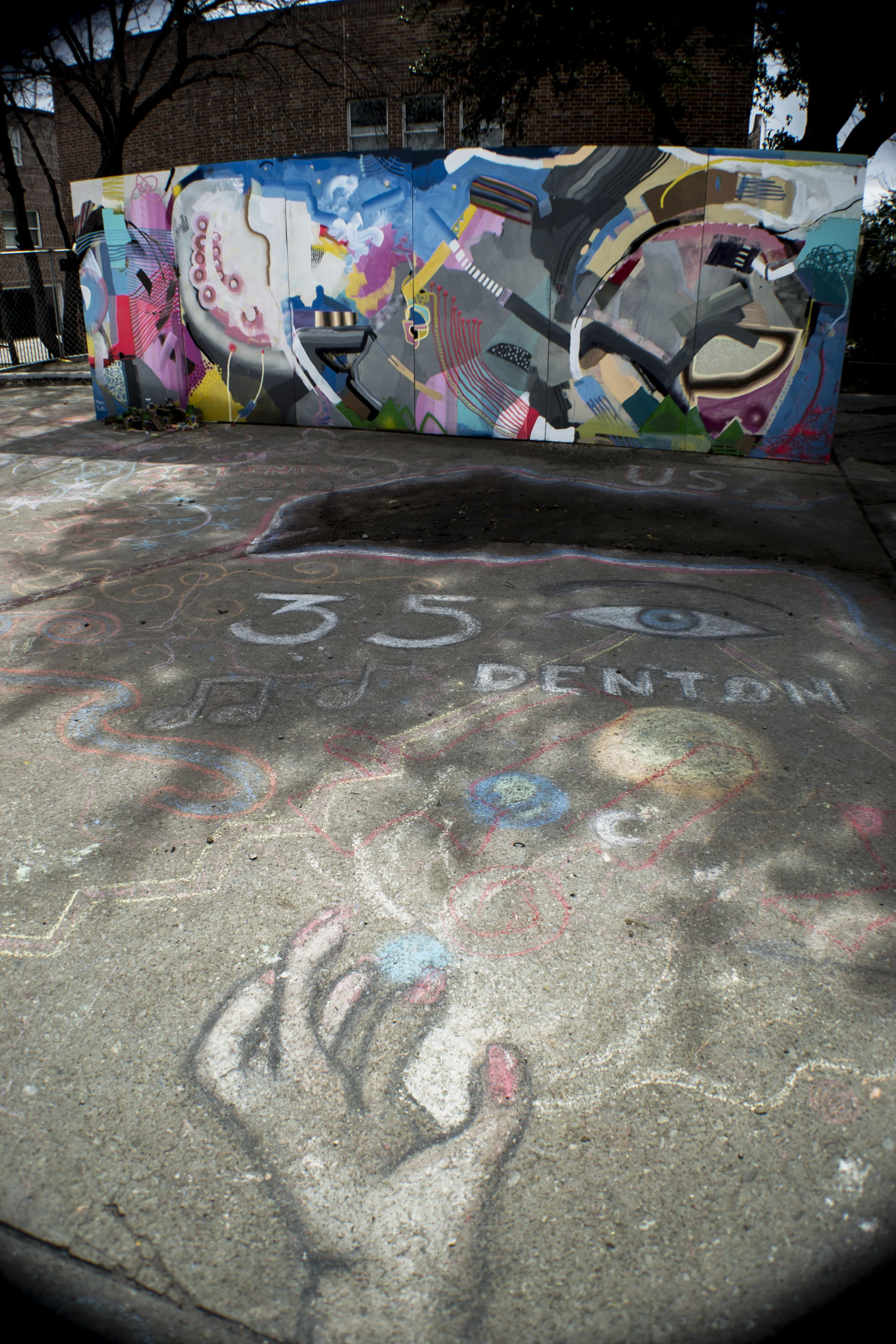 Chalk art. Photo by Cynthia Pantaleon. 