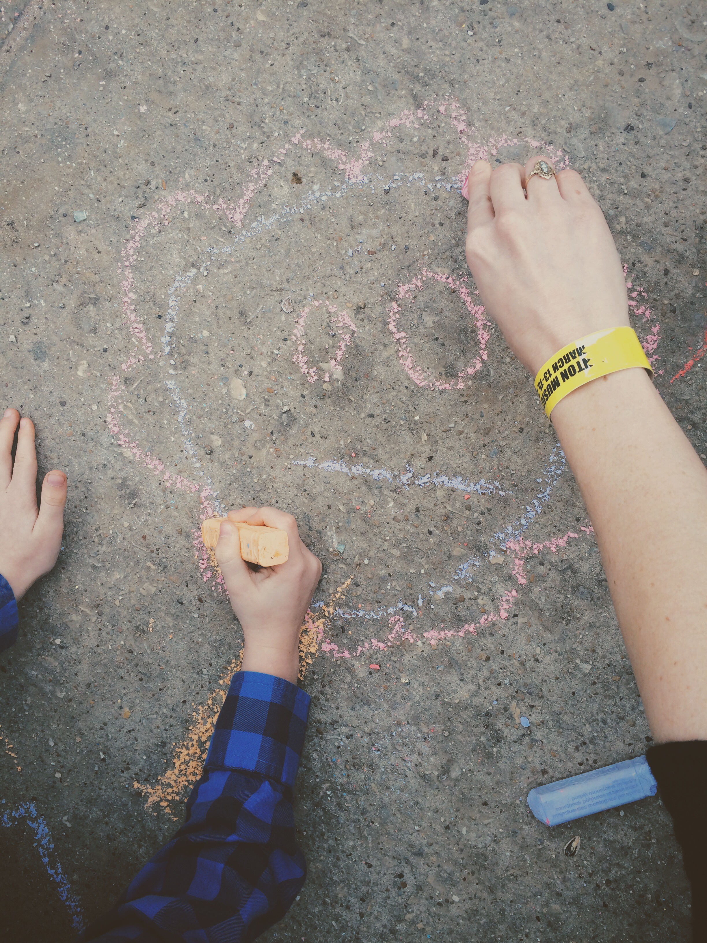 Chalk art. Photo by Will Milne . 