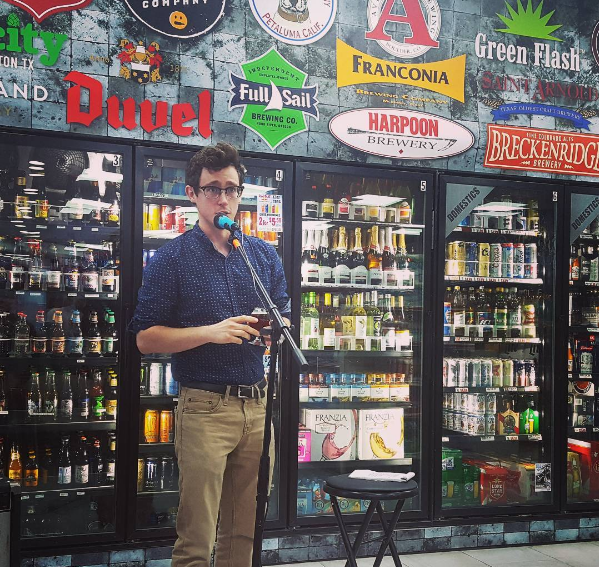 @lovedentonarts caught a convenient comedy show at Midway Craft House. 