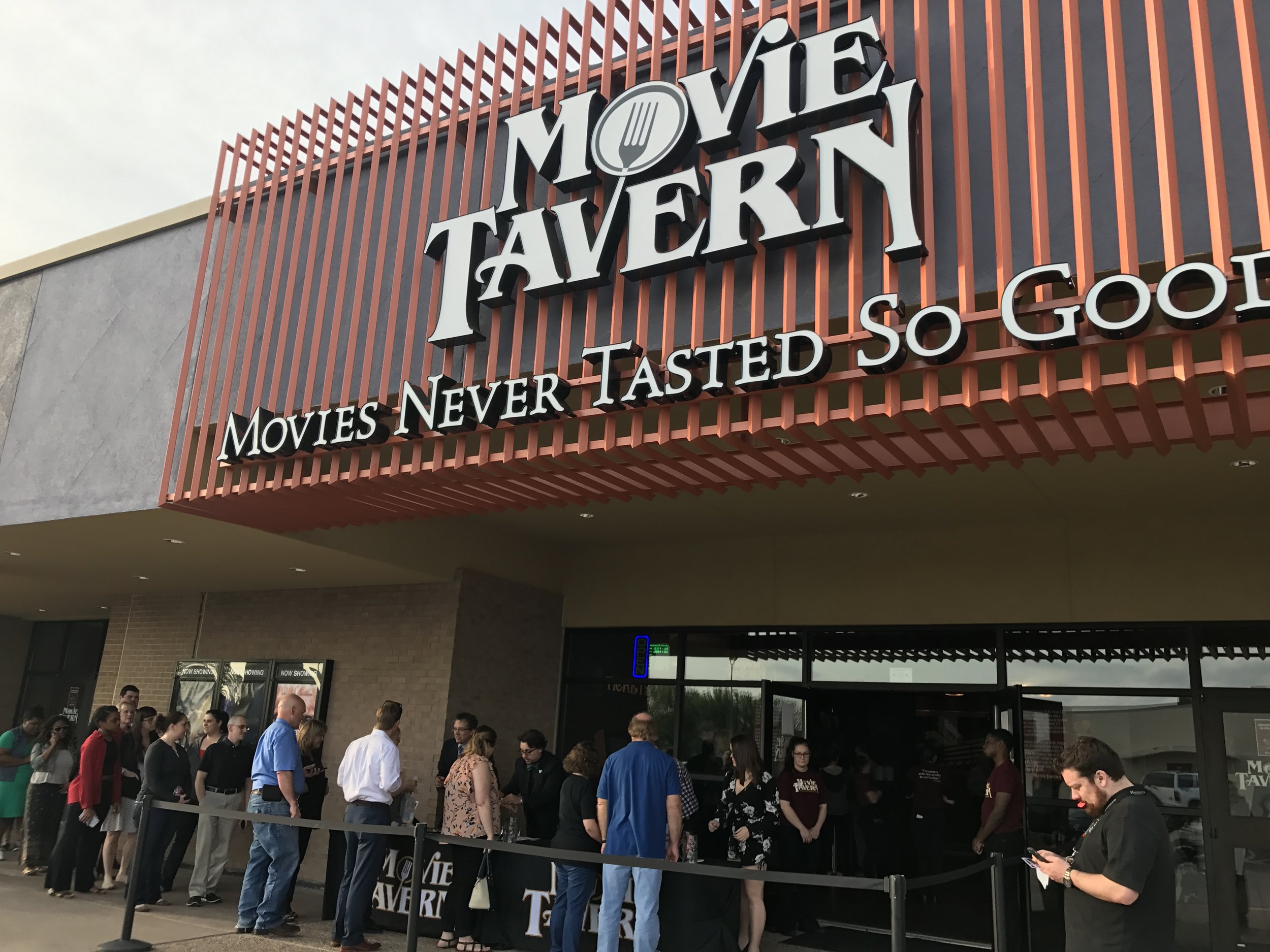 THE NEW AND IMPROVED MOVIE TAVERN — We Denton Do It