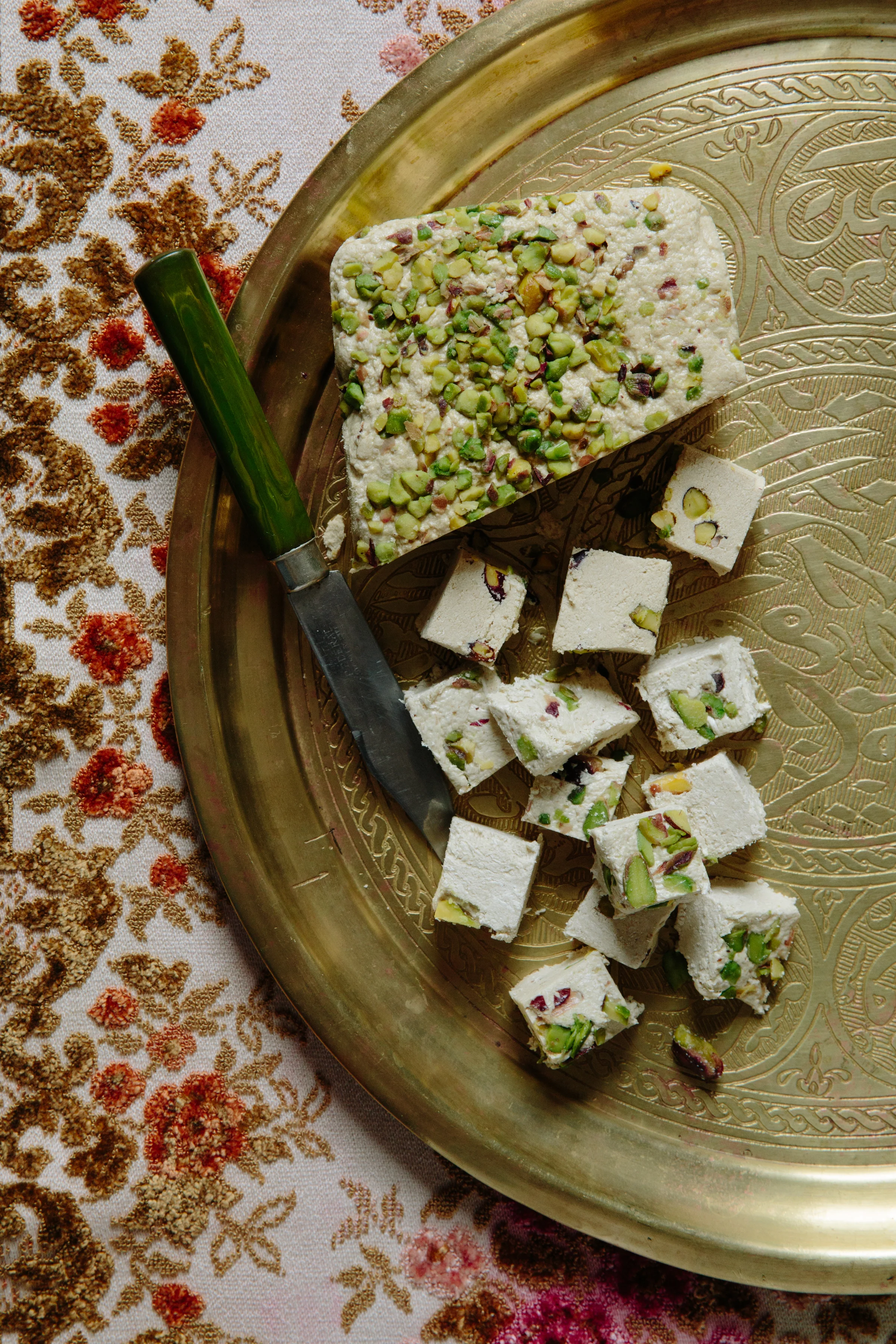 Pistachio halva