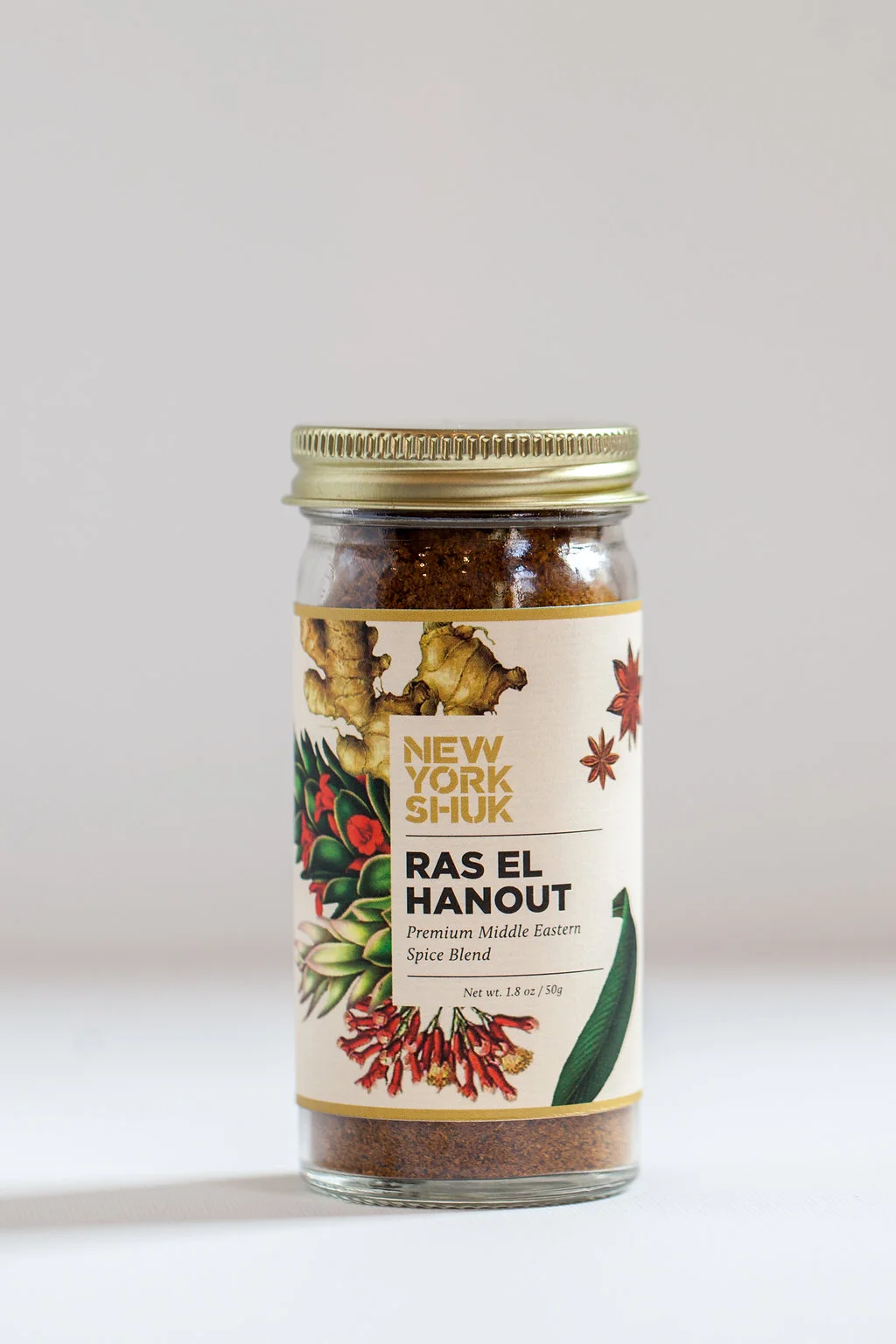 New York Shuk Ras El Hanout Spice White Background