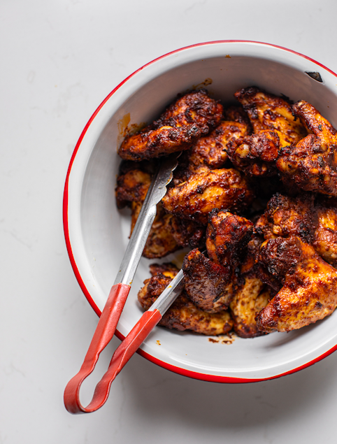 Chicken Wings with Honey and Harissa