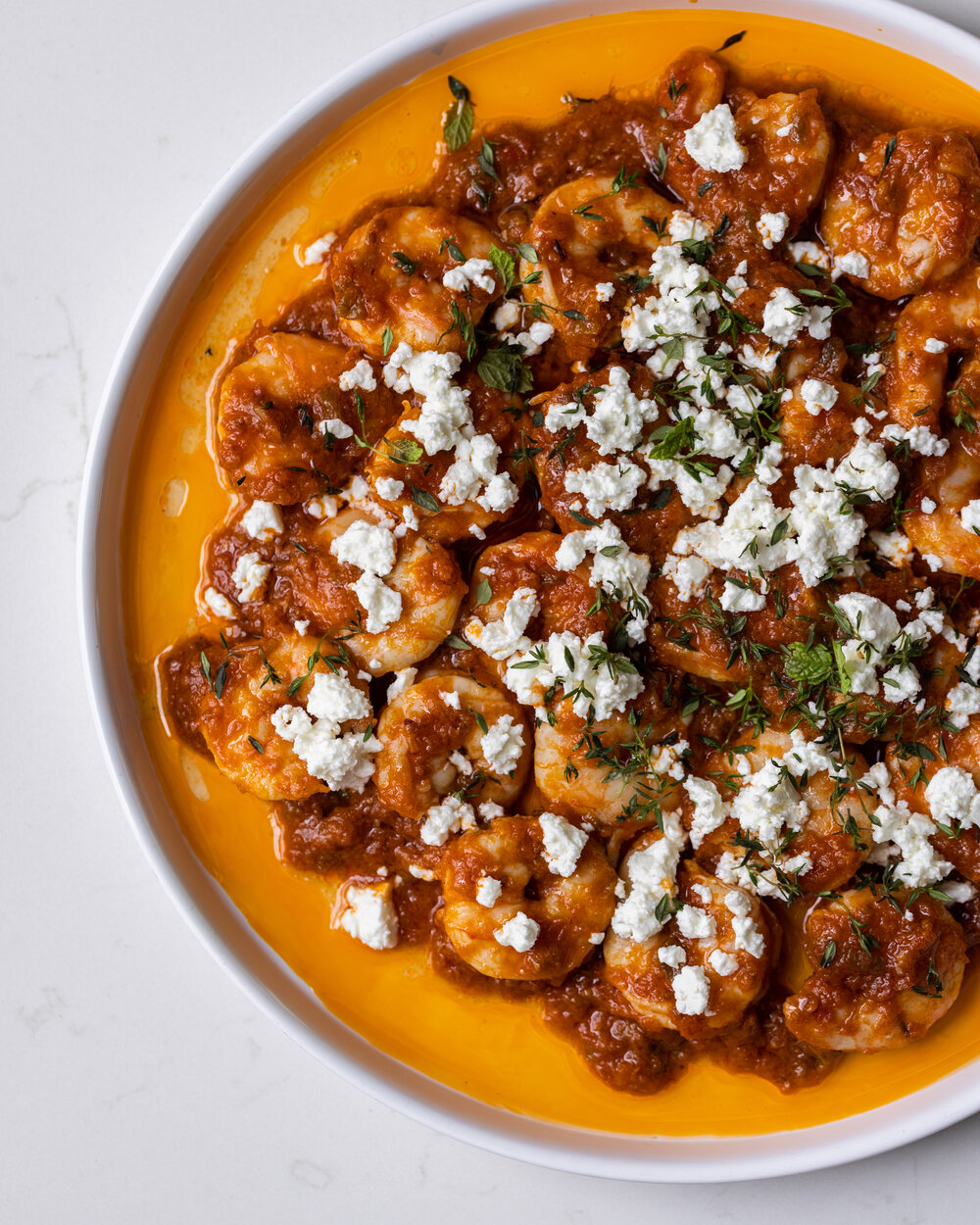 Sautéed Shrimp with Matbucha & Feta — Middle Eastern Pantry & Recipes ...