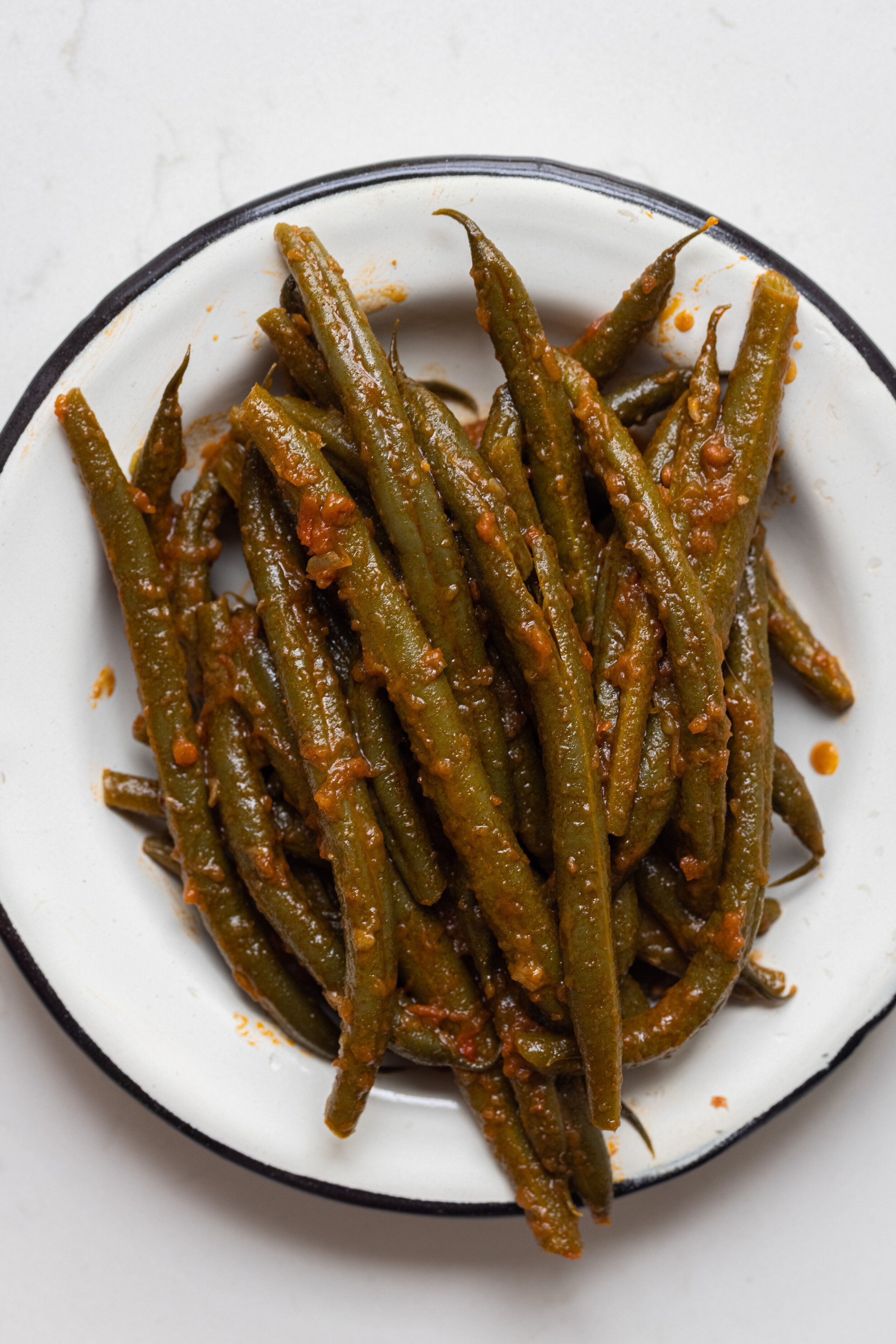 Matbucha Braised Green Beans — Middle Eastern Pantry & Recipes New York Shuk
