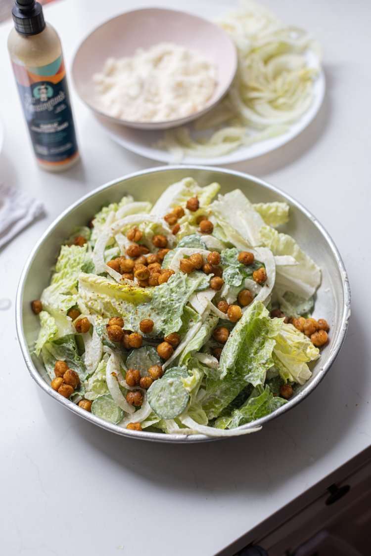 Chickpea Caesar Salad