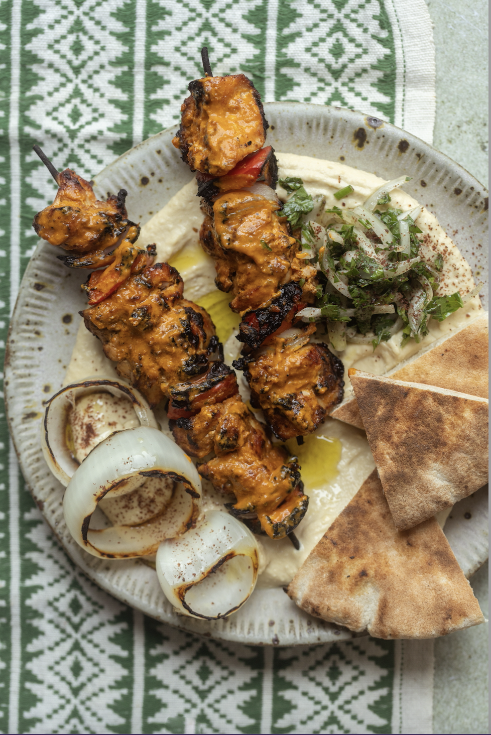 Chicken Shawarma Skewers