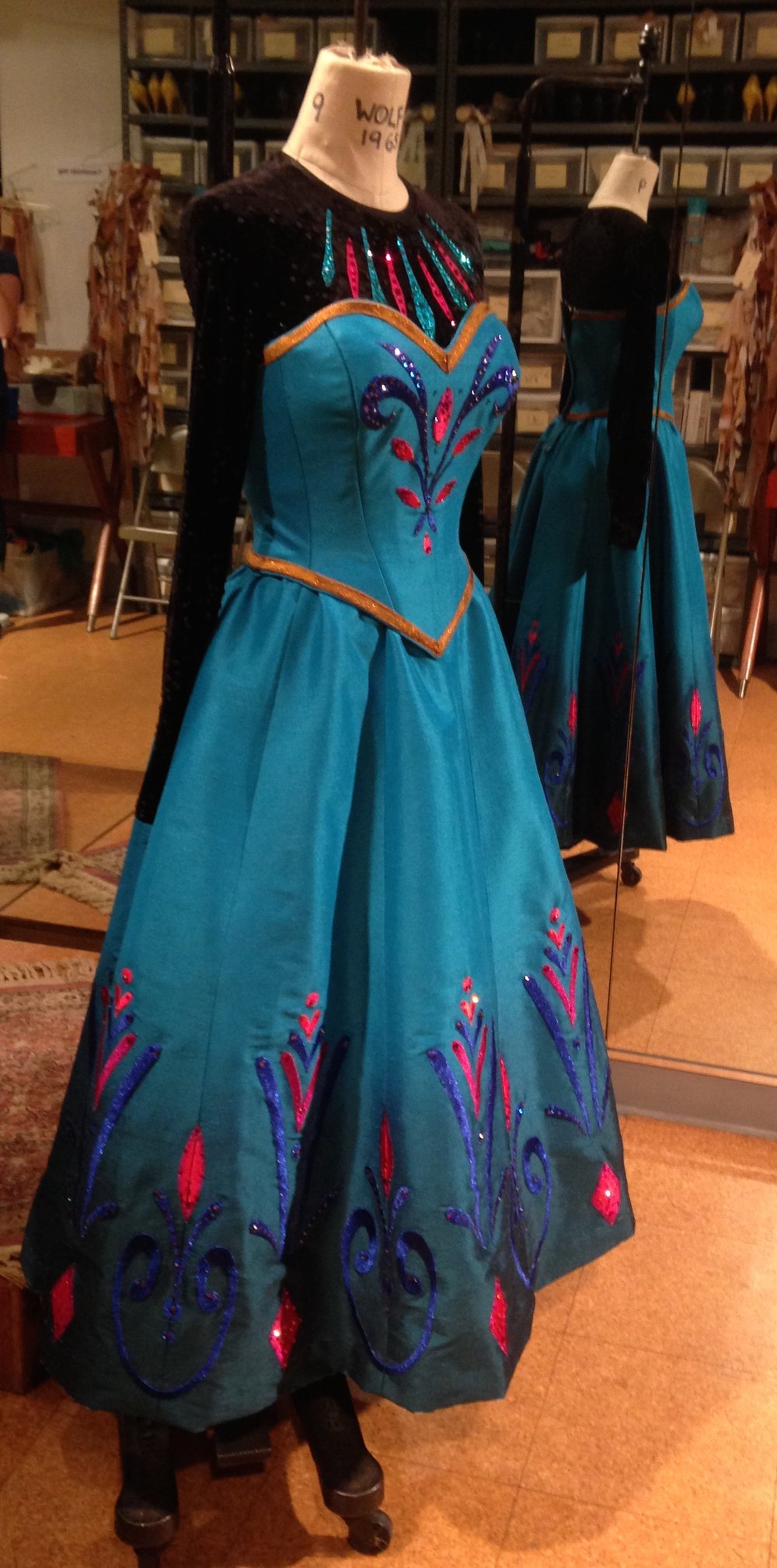white christmas dresses Custom-made Elsa Coronation Dress Embroidery Style – CoserZ