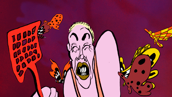 Jamie Wolfe animation for King Gizzard and the Lizard wizard