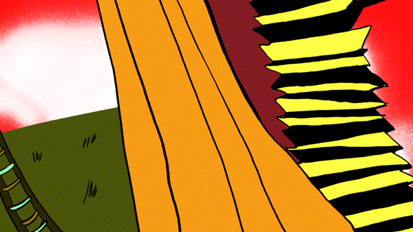 Jamie Wolfe animation for King Gizzard and the Lizard wizard