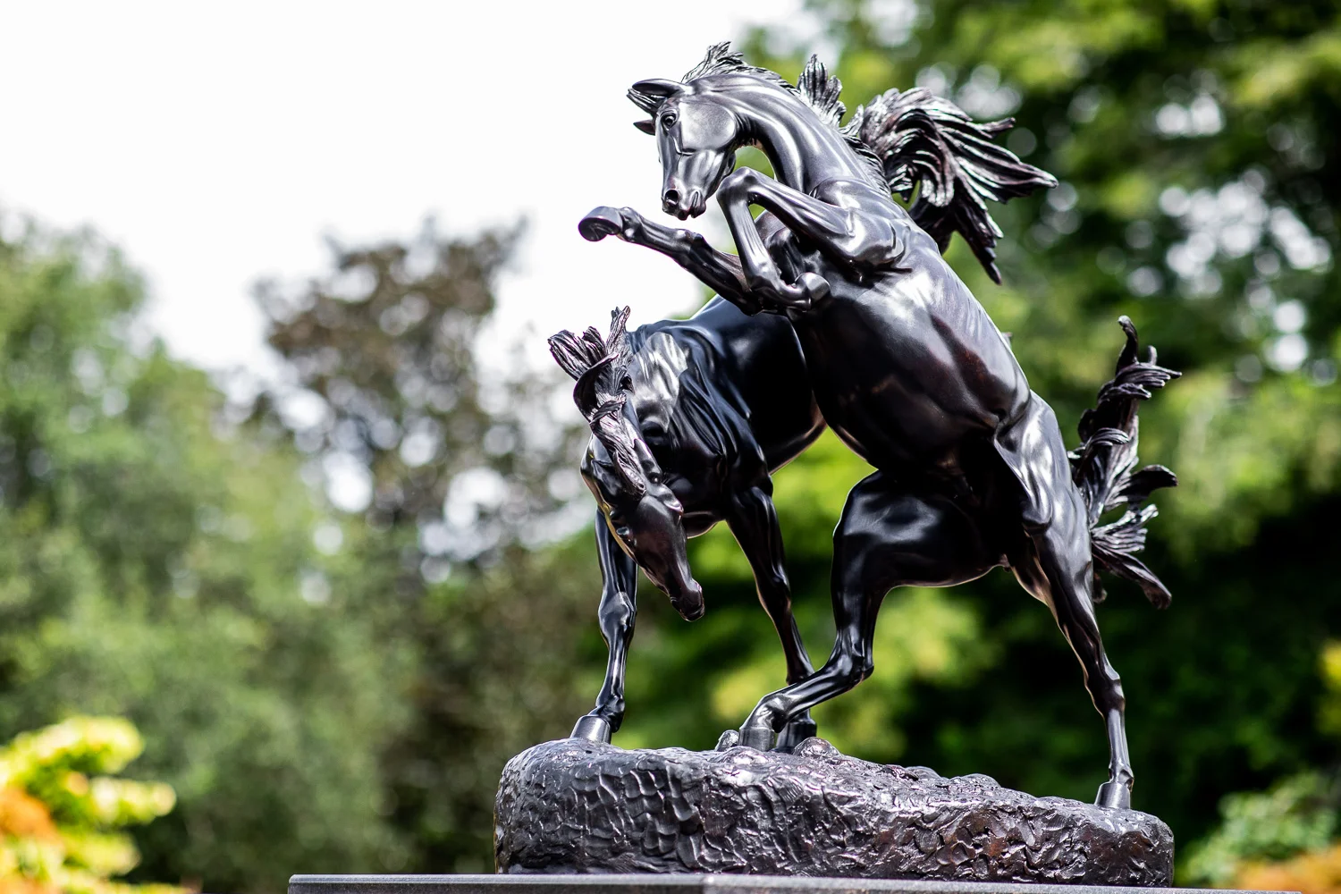 Fighting Stallions by Anna Hyatt Huntington