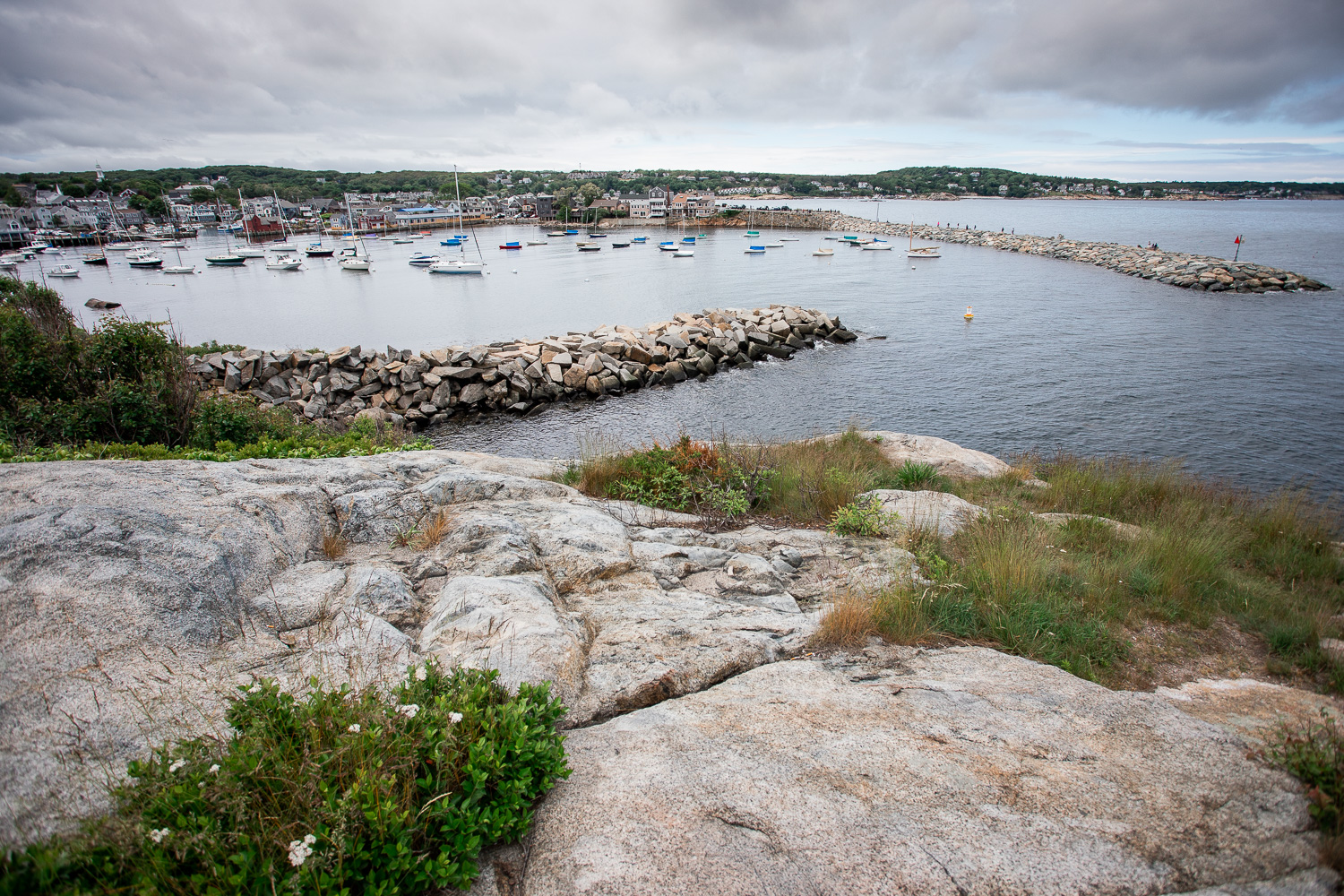 Rockport, MA as seen from the highest point in the Headlands.