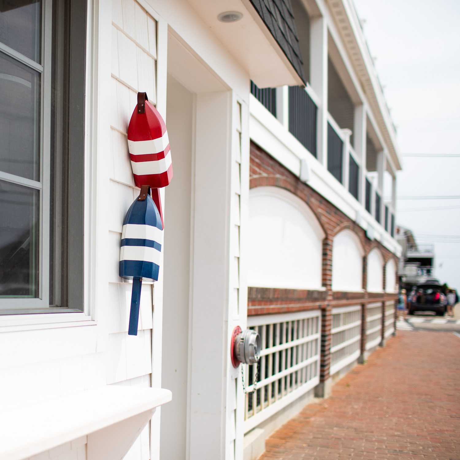 Detail on an Ogunquit storefront.
