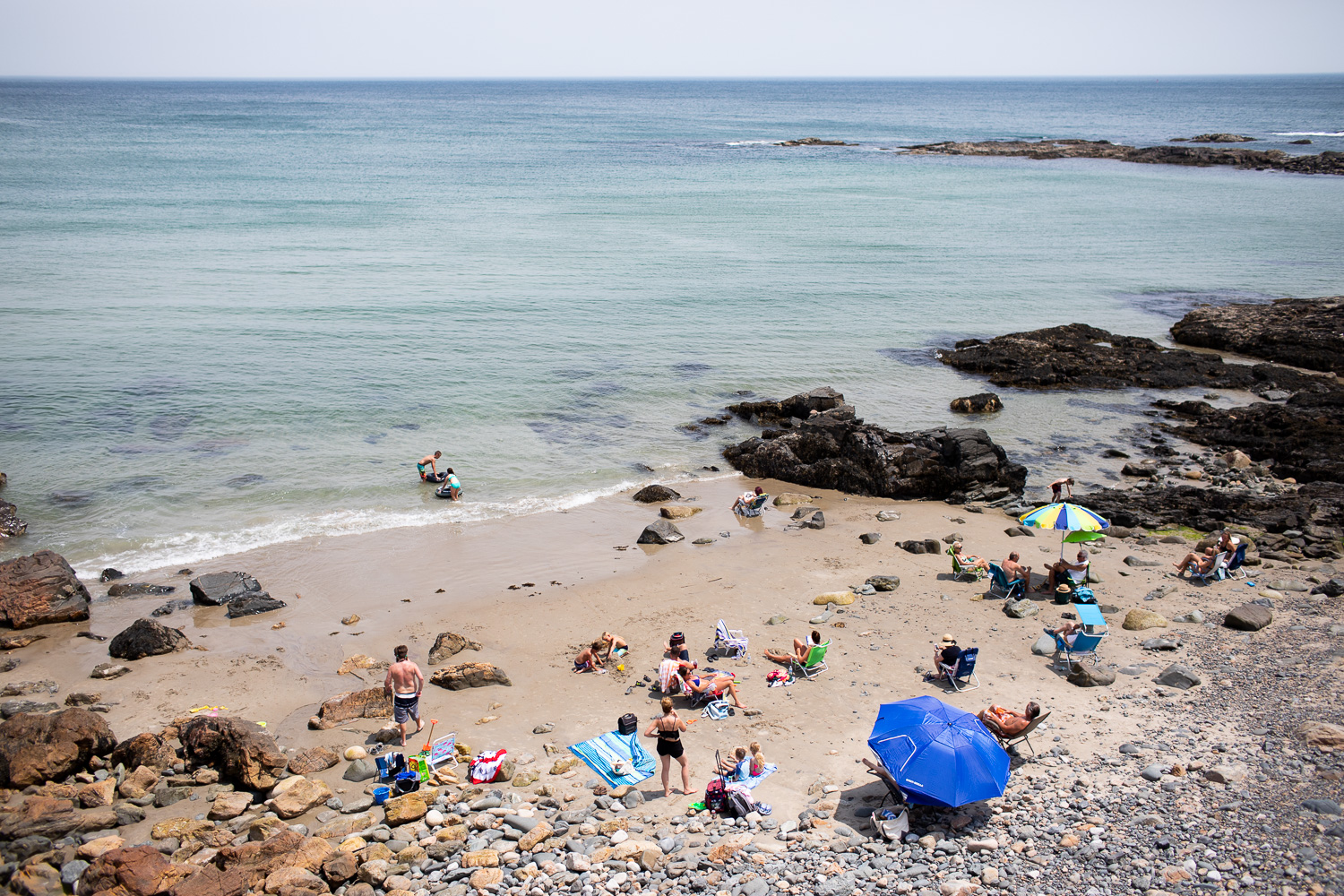If you want to avoid the hustle and bustle of central Ogunquit Beach, head about a half mile on Marginal Way to discover this "secret" beach. 