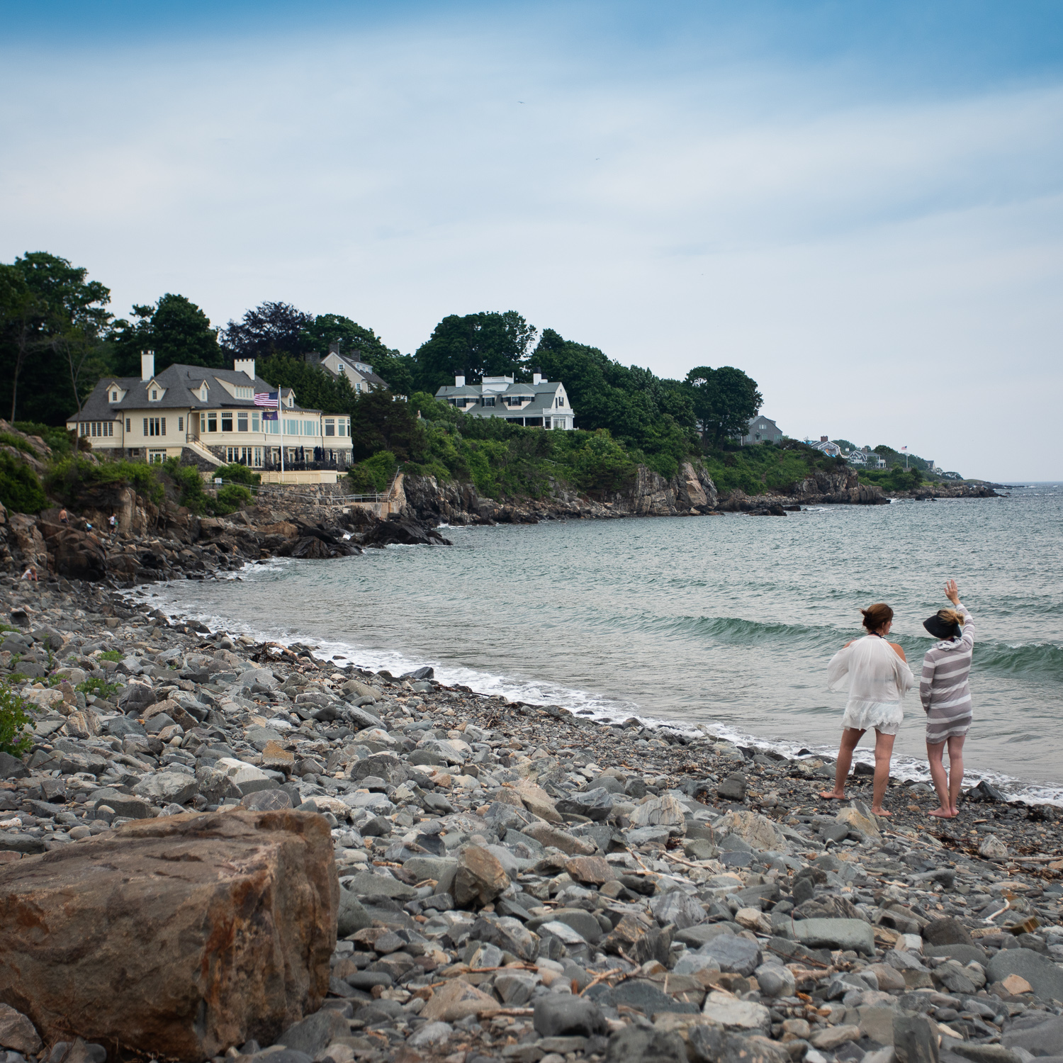 York Harbor Beach. The Cliff Walk is steps away.
