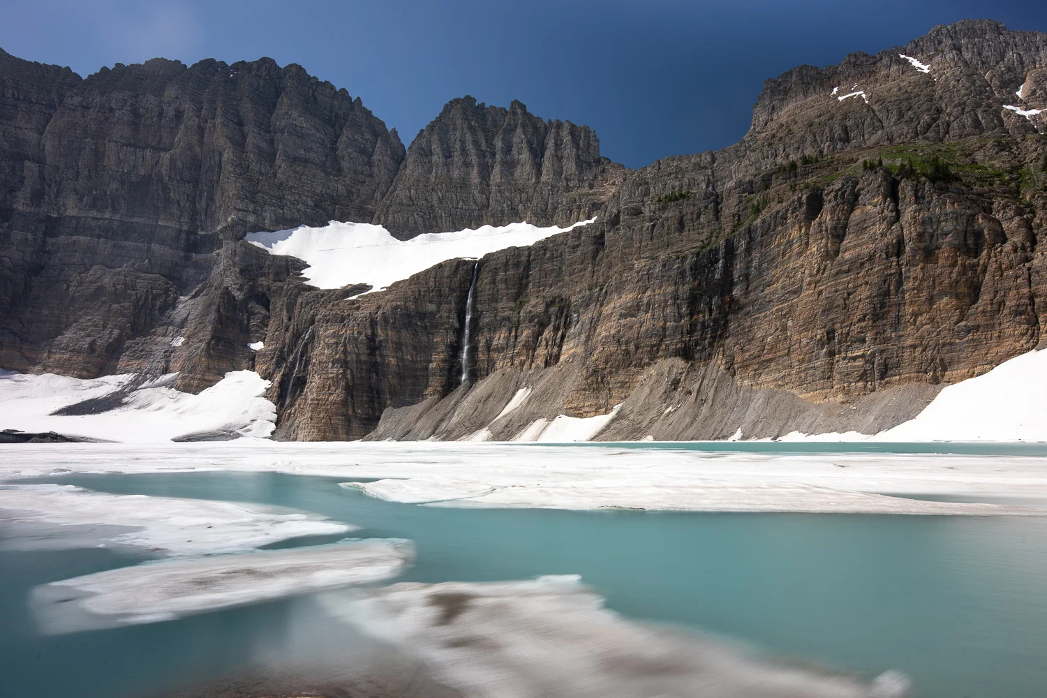 Final destination: Grinnell Glacier and Upper Grinnell Lake.
