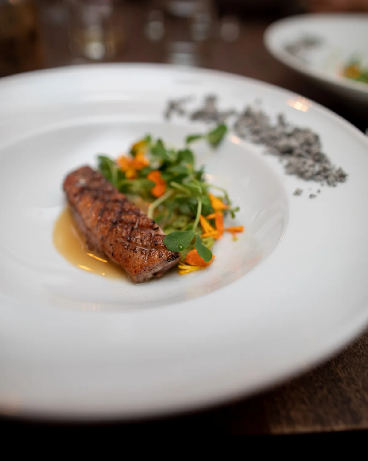 The duck was the star of the evening.