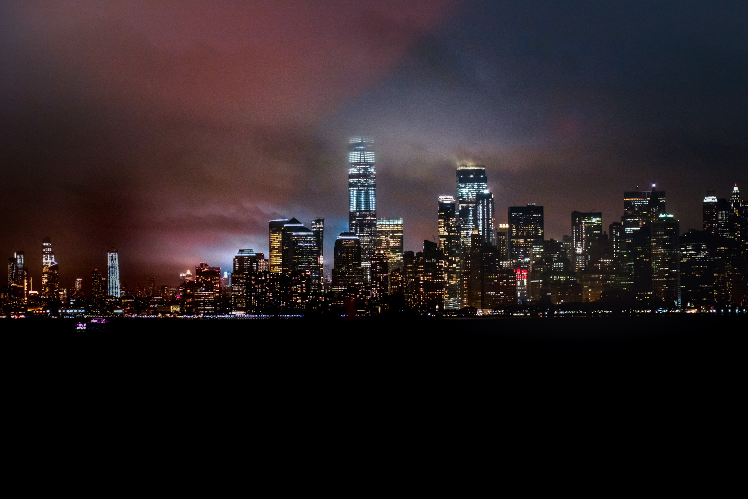 Manhattan as seen from the Staten Island Ferry. I’ve added this image to my New York City gallery .