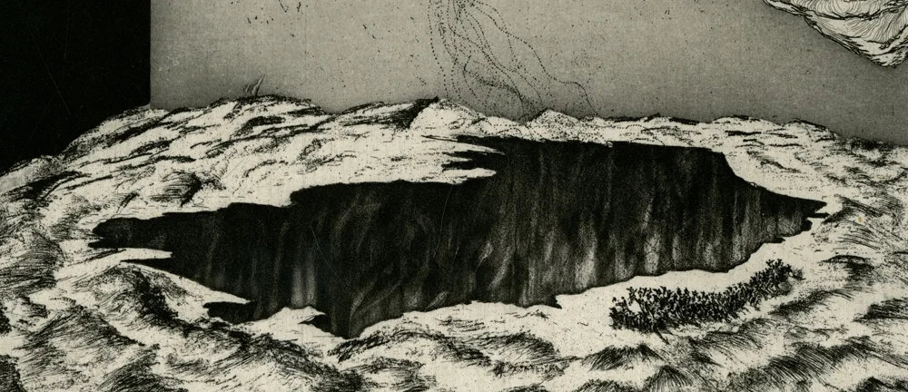 Thus they saw the pit, and the cloud. (Detail)