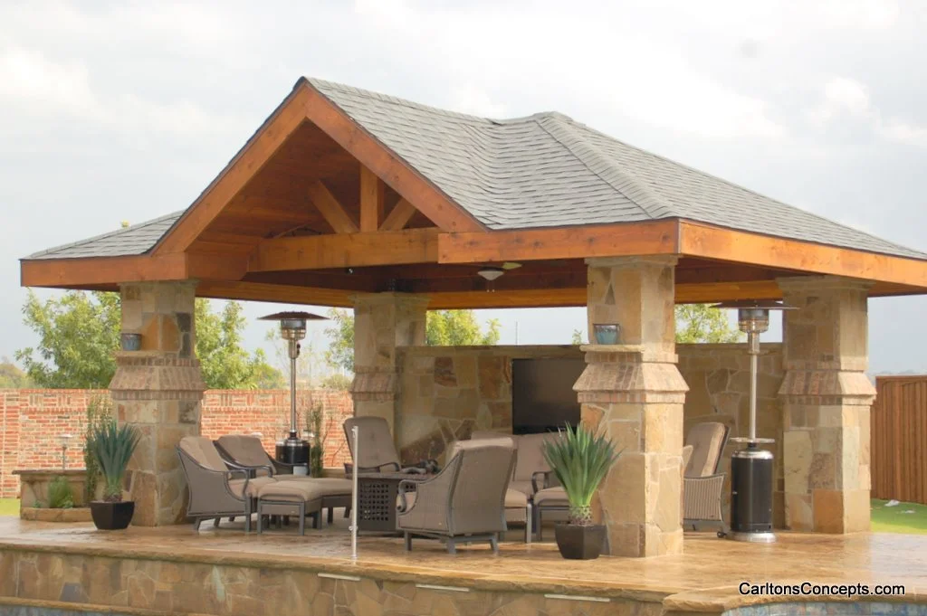Arbors & Patio Covers Photo Gallery by Carlton's Concepts provides Arbors & Patio Covers Construction for McKinney, Frisco, Carrollton, The Colony, Addison, Richardson, University Park and North Dallas, Texas. Carlton's Concepts is a bonded contractor.