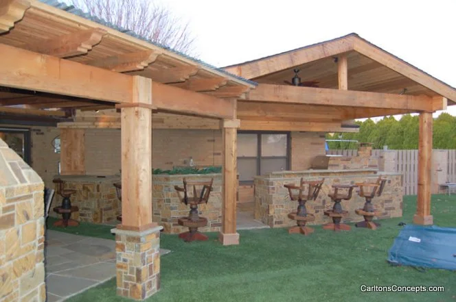 Arbors & Patio Covers Photo Gallery by Carlton's Concepts provides Arbors & Patio Covers Construction for McKinney, Frisco, Carrollton, The Colony, Addison, Richardson, University Park and North Dallas, Texas. Carlton's Concepts is a bonded contractor.