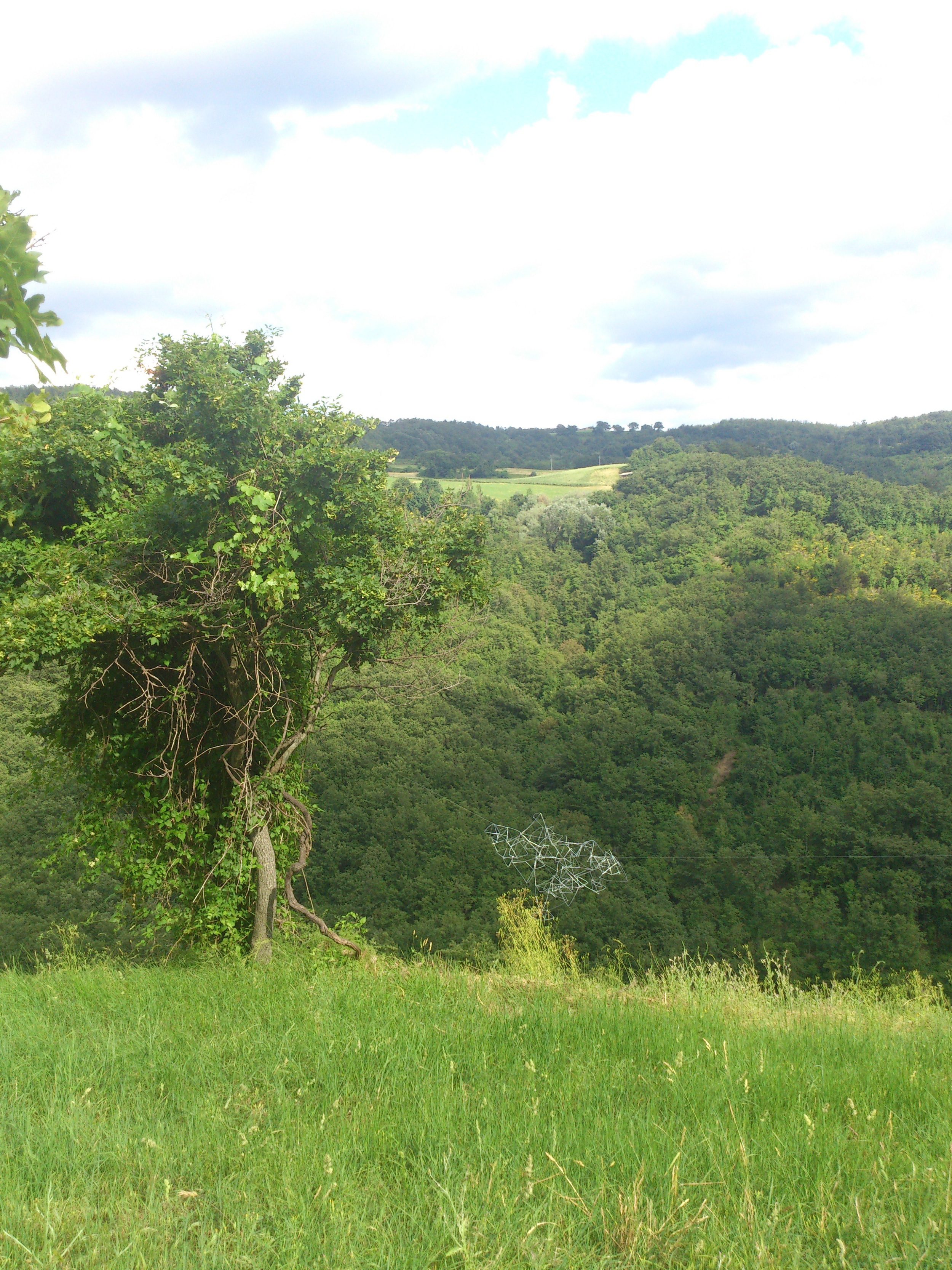 Work installed on Monte Subasio