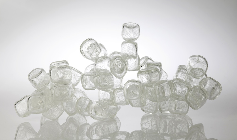 Lapis Calcarius , 2013. Blown and hot joined glass. 450x450x900mm Image: Michael Haines