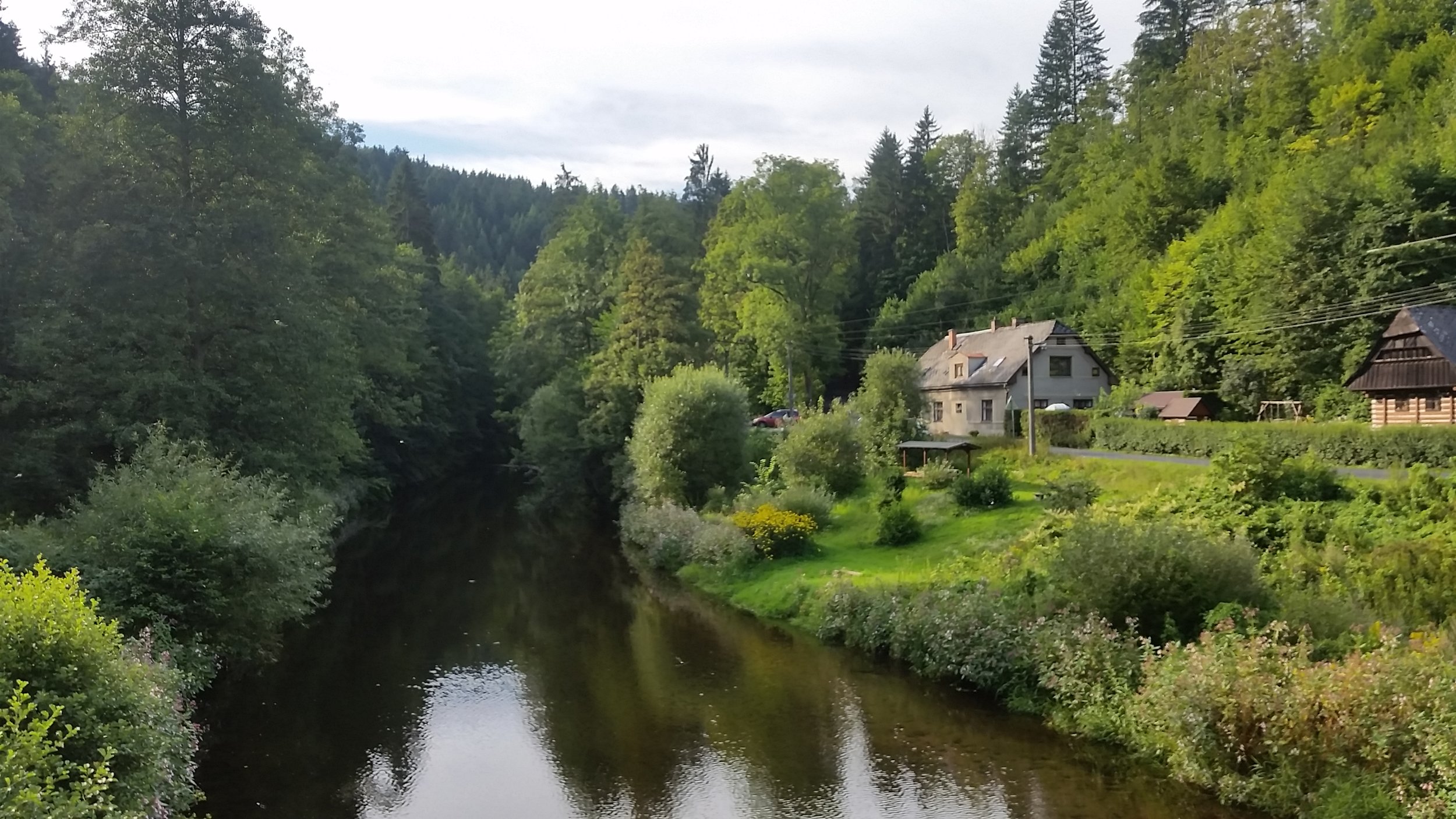The town of Jesseny, Czech Republic