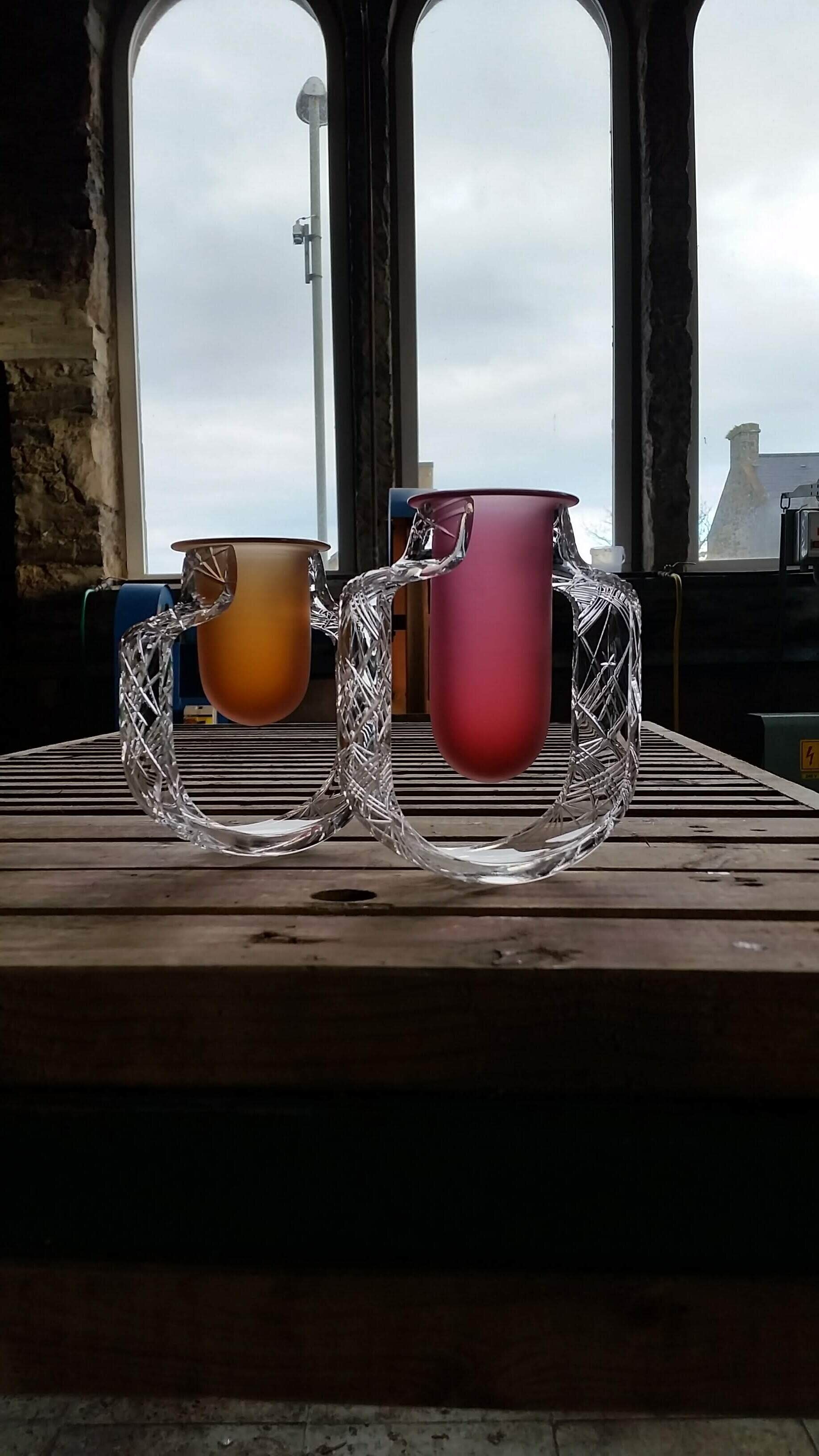 Cut Bottles, a final piece I produced on residency