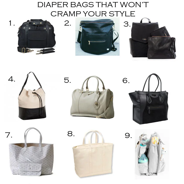 1. SO YOUNG | 2. FAWN DESIGN | 3. LEADER BAG CO. | 4. JENNI KAYNE FOR PB KIDS | 5. PACAPOD | 6. SIX PACK BAGS | 7. GOYARD | 8. L.L. BEAN | 9. LIFE IN PLAY 