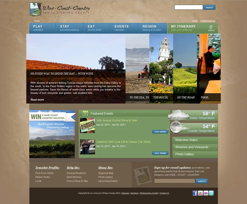 WineCoastCountry - Home