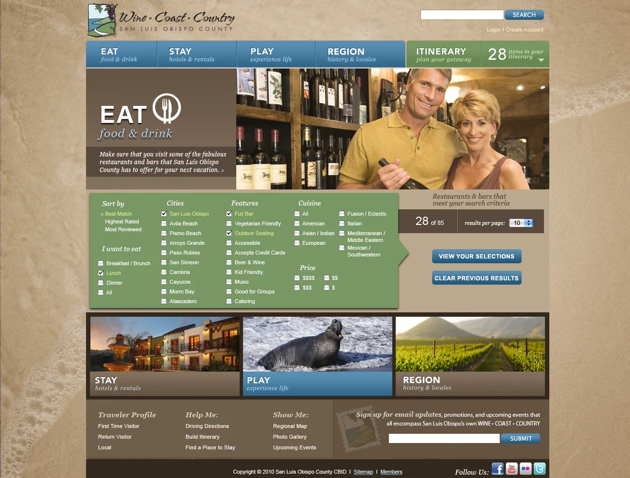 WineCoastCountry.com - EAT