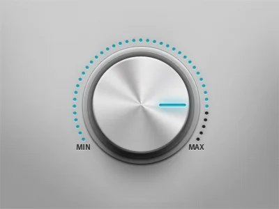 In a volume knob (the trigger), the volume level (the data) is embedded around the trigger. Not all volume knobs have this!