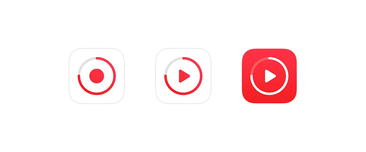 In some music players, the play button (the trigger), also indicates how much of the song has played so far (the data).