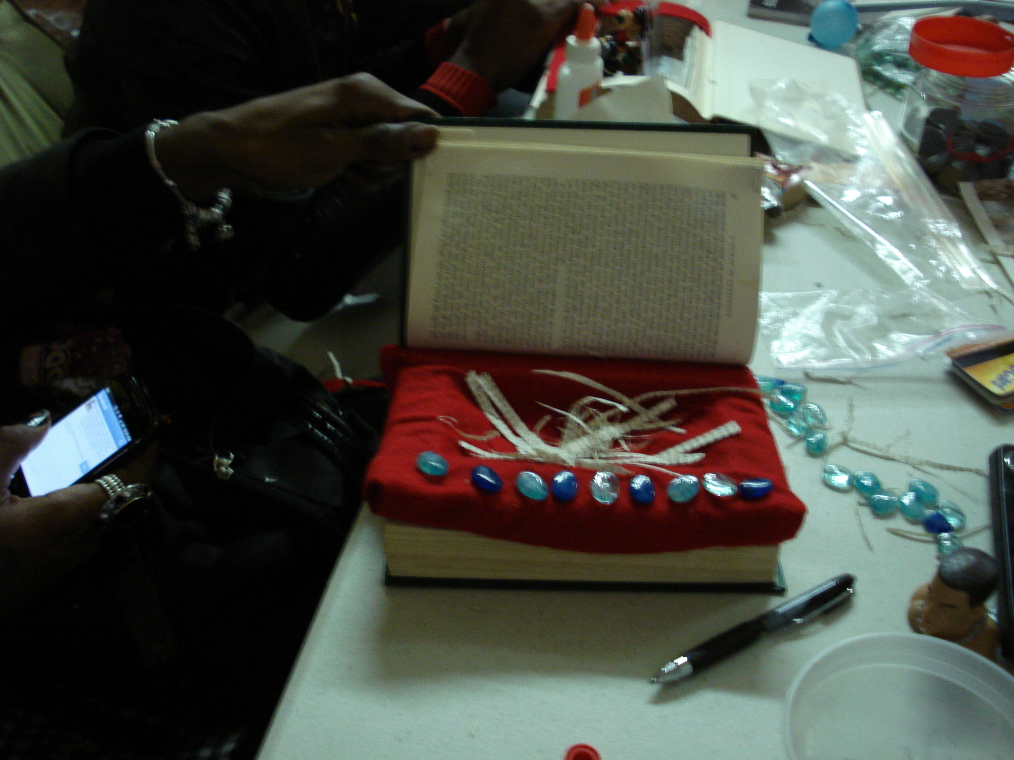 Participant sculpture, "Jewelry Box", Ali Forney Center