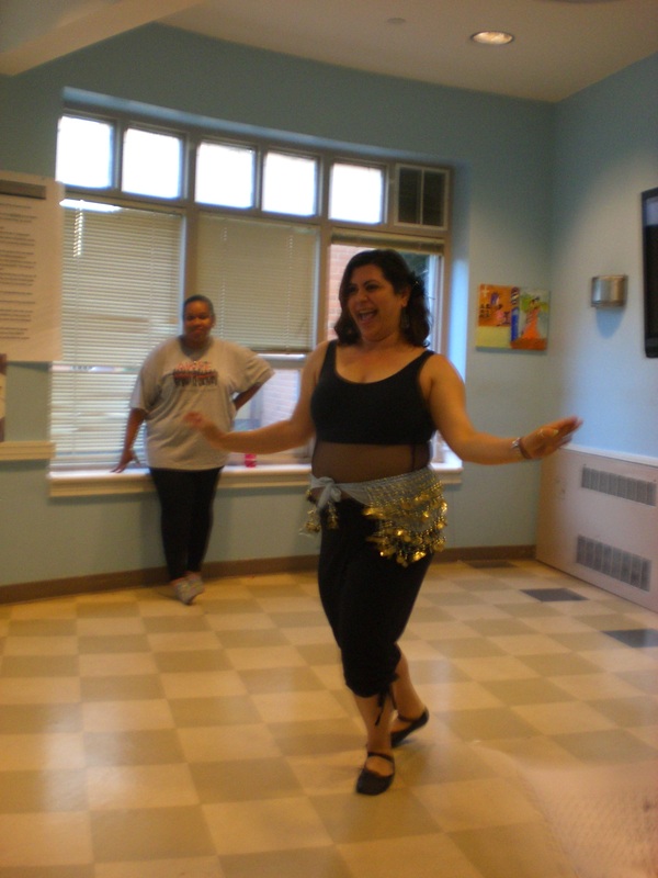 Celina Martinez, our fantastic Belly dance instructor.