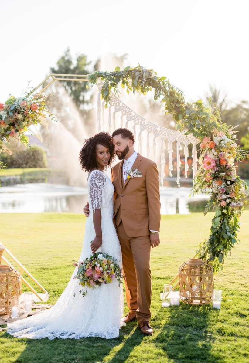 Palm springs wedding , Palm Spring hair and make up