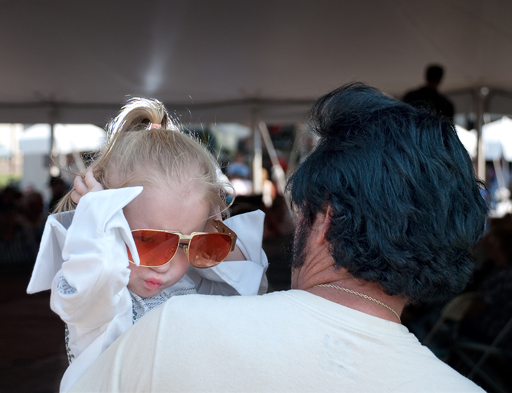 Lil'King…err, Queen. Never too young to TCB.