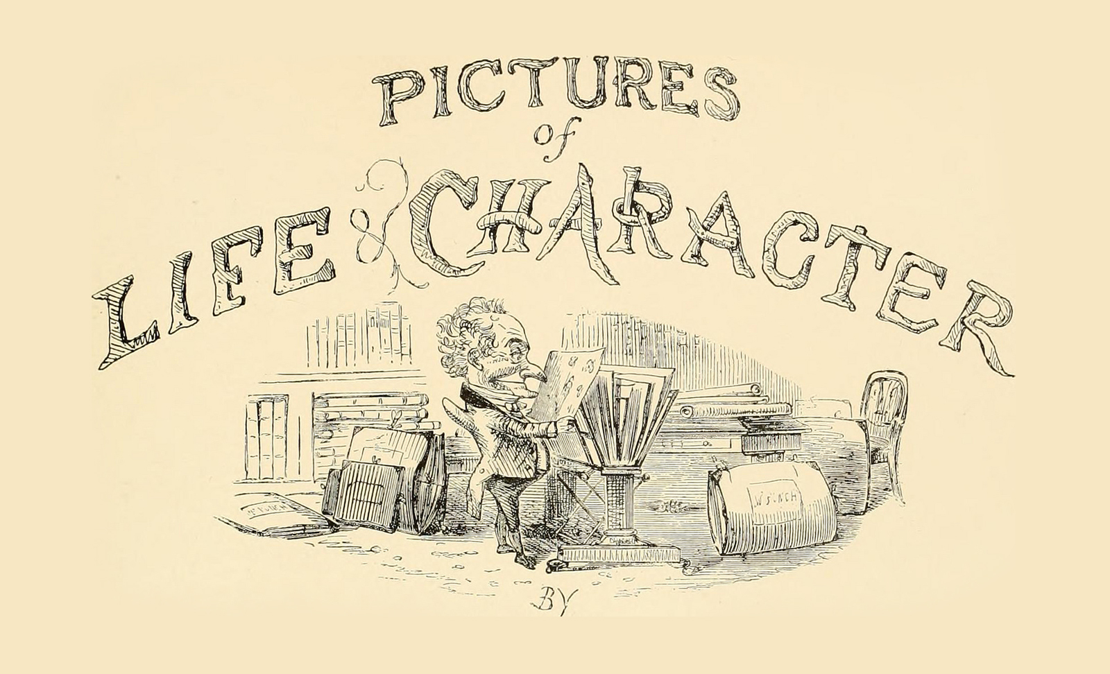 Image from page 6 of "Pictures of life & character" (1800) from the Internet Archive Book Images on Flickr .