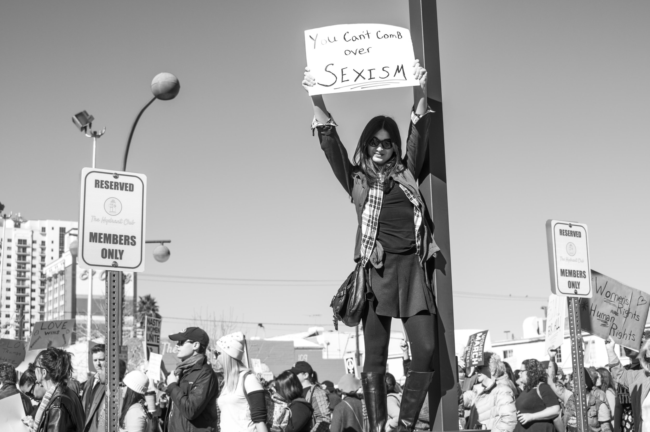 Women's March Las Vegas Photography Heather Byington